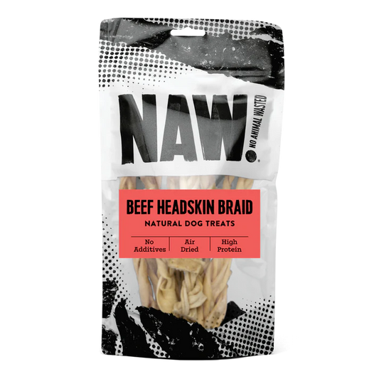 NAW Braided Beef Head Skin (100g)