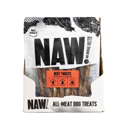 NAW Beef Bladder Twists (110g) SRP CASE of 5